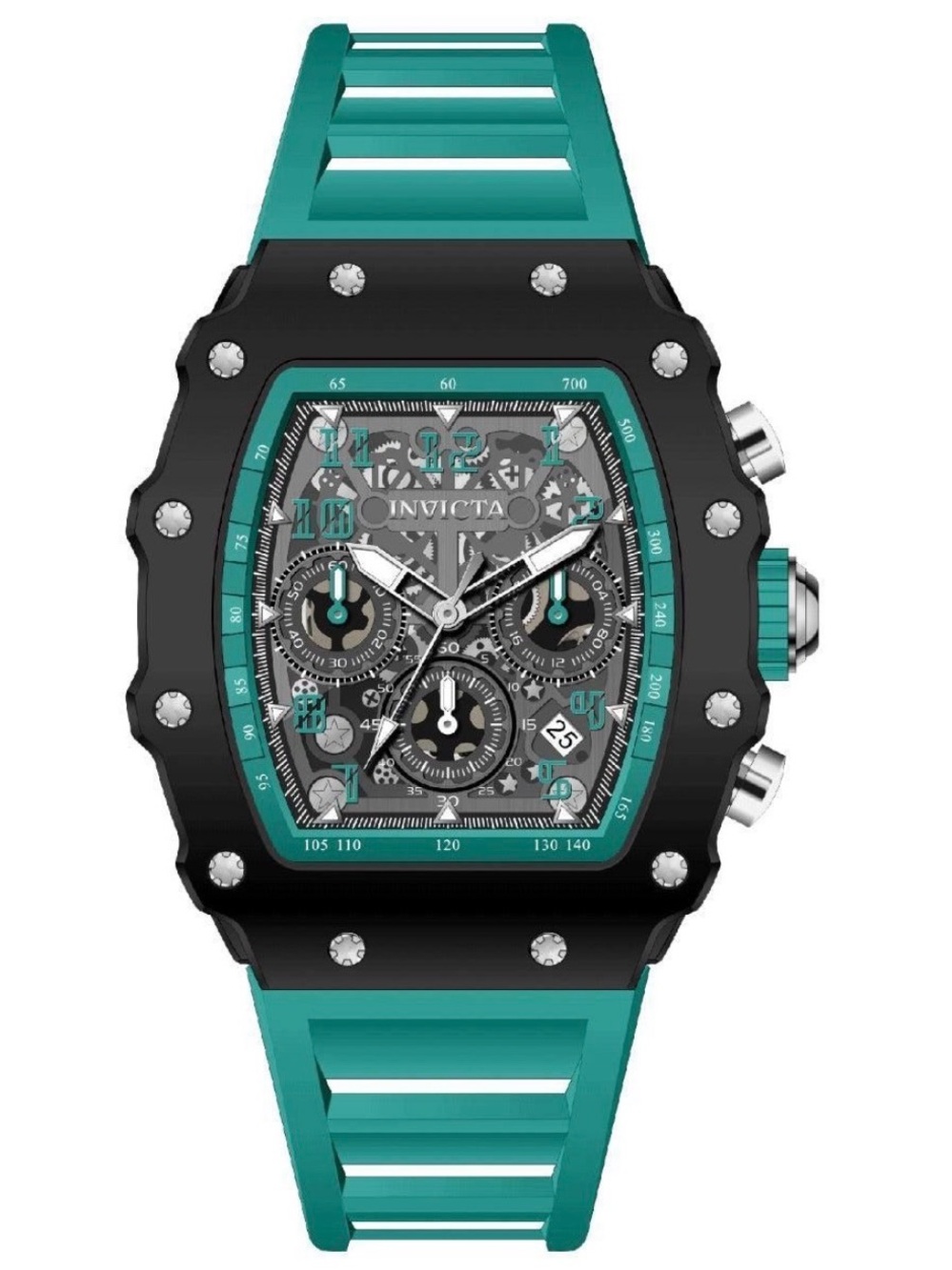 NWT Invicta Men’s Racing Nitro Teal Watch 44mm, Green (69730)
